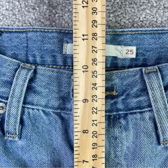 Levi's 94's Baggy Jeans Women’s 25 Blue Straight Leg High Rise Light Denim - Picture 11 of 14